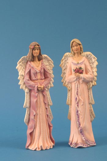 Engel mit gefalteten Hnden & Engel mit Rosen